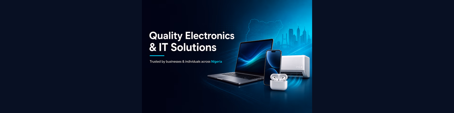 Homepage banner