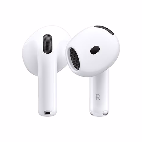 Apple AirPods 4 Wireless Earbuds, Bluetooth Headphones, with Active Noise Cancellation, Adaptive Audio, Transparency Mode, Personalised Spatial Audio, USB-C Charging Case, Wireless Charging, H2 Chip - View 3