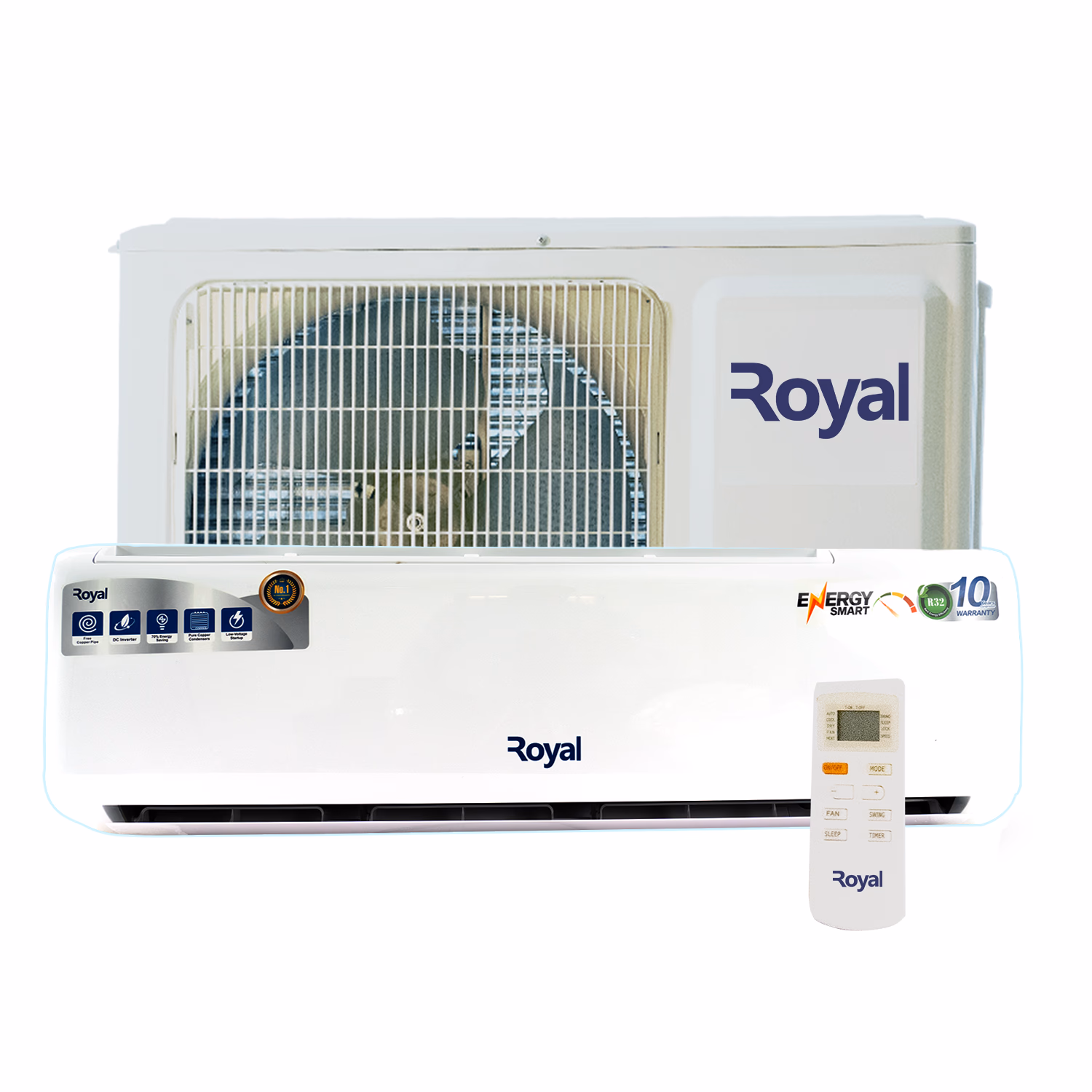 Royal 1.5 HP Inverter Air Conditioner (QK12RSA-R32-INV)