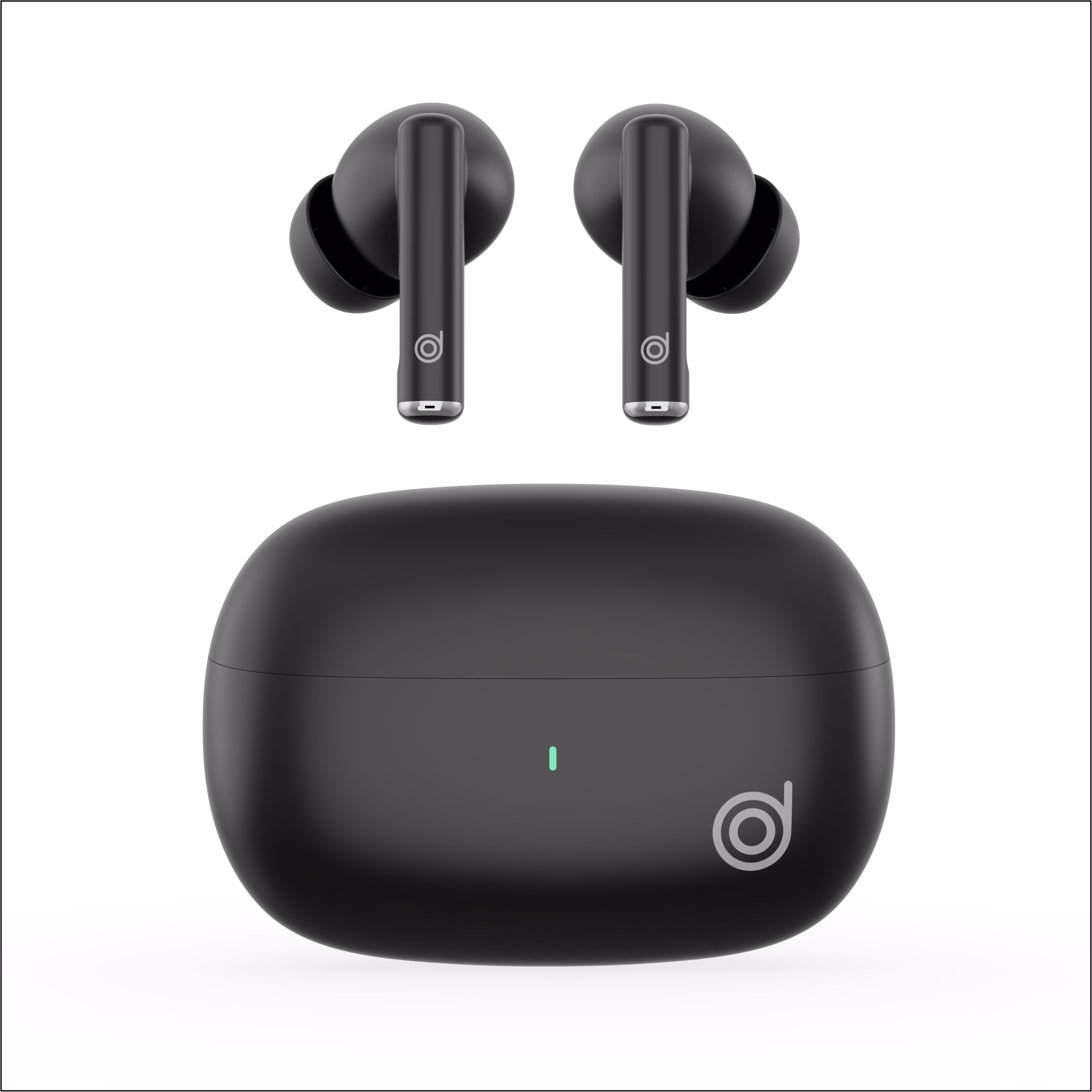 BoomAir Bass TWS Environmental Noise Cancelling Earbuds - Dual Mic, Bluetooth 5.3, USB-C - digifon - View 2