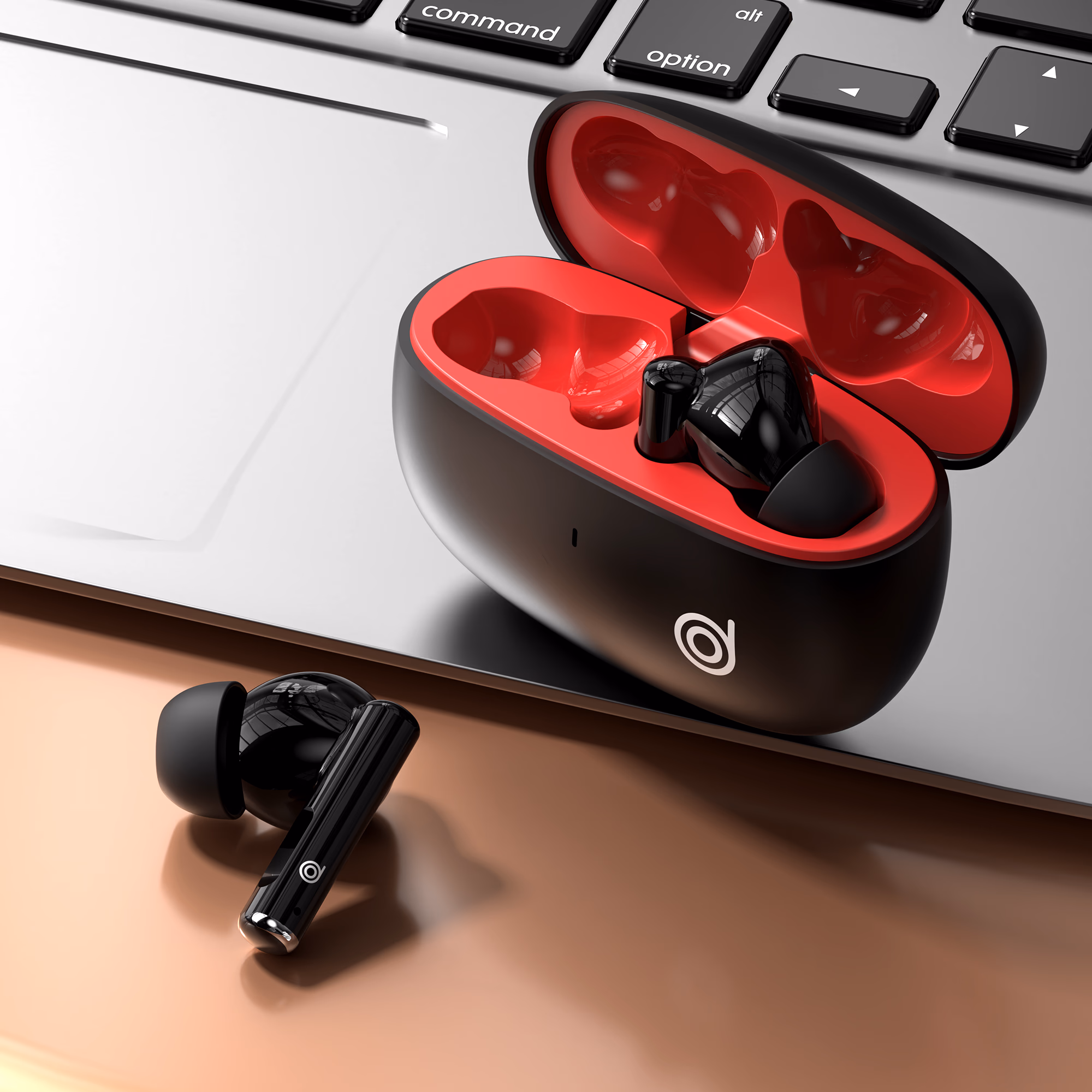 BoomAir Bass TWS Environmental Noise Cancelling Earbuds - Dual Mic, Bluetooth 5.3, USB-C - digifon - View 1