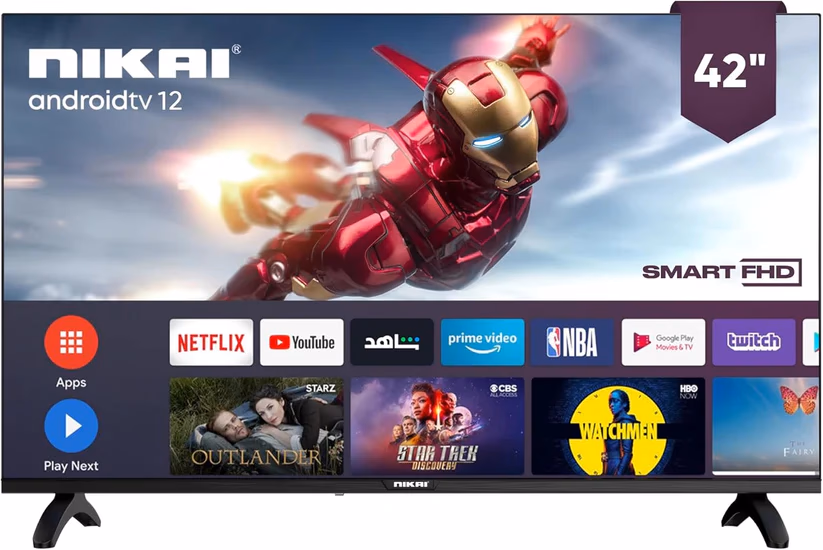 Nikai 43 inch VIDAA FHD Frameless TV NTV43SVDLEDN