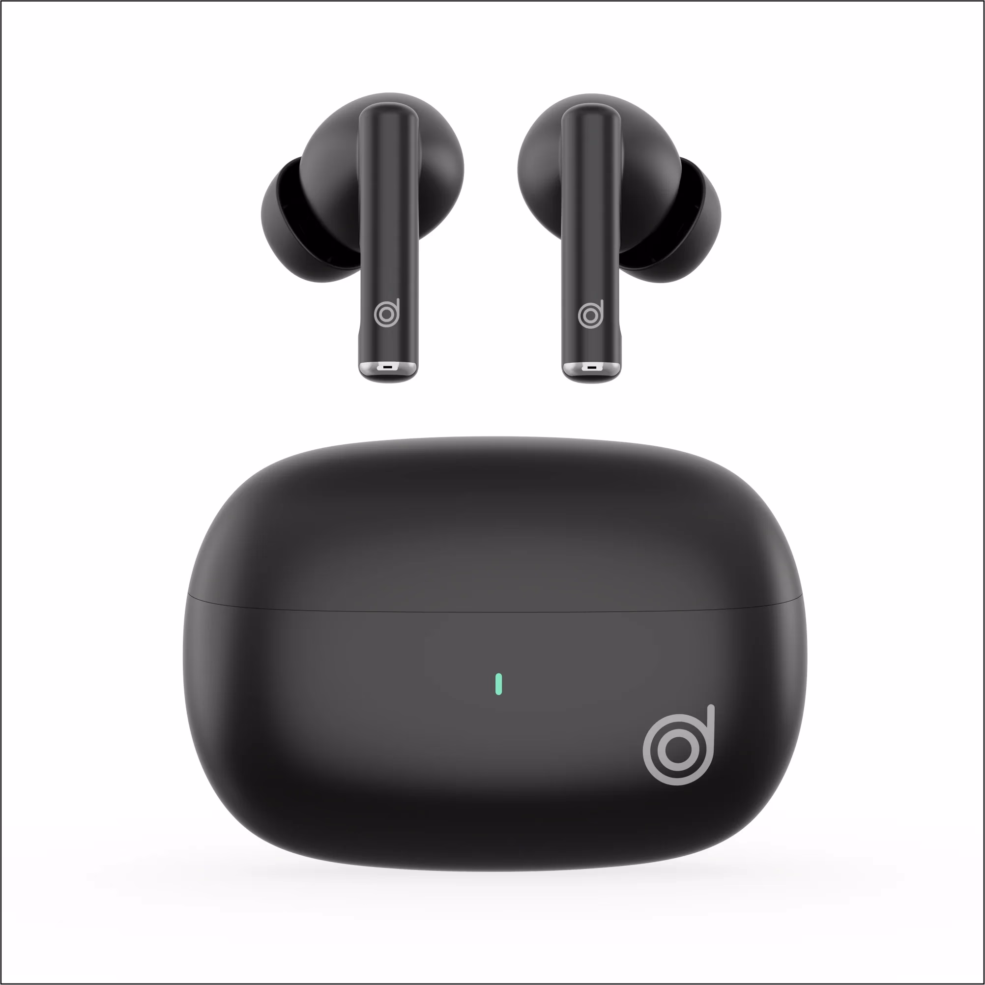 BoomAir Bass TWS Environmental Noise Cancelling Earbuds - Dual Mic, Bluetooth 5.3, USB-C