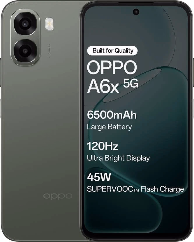 Oppo A6X - 6.75", 4GB/128GB, 5G, Dual Sim, Android 15, 6100mAh