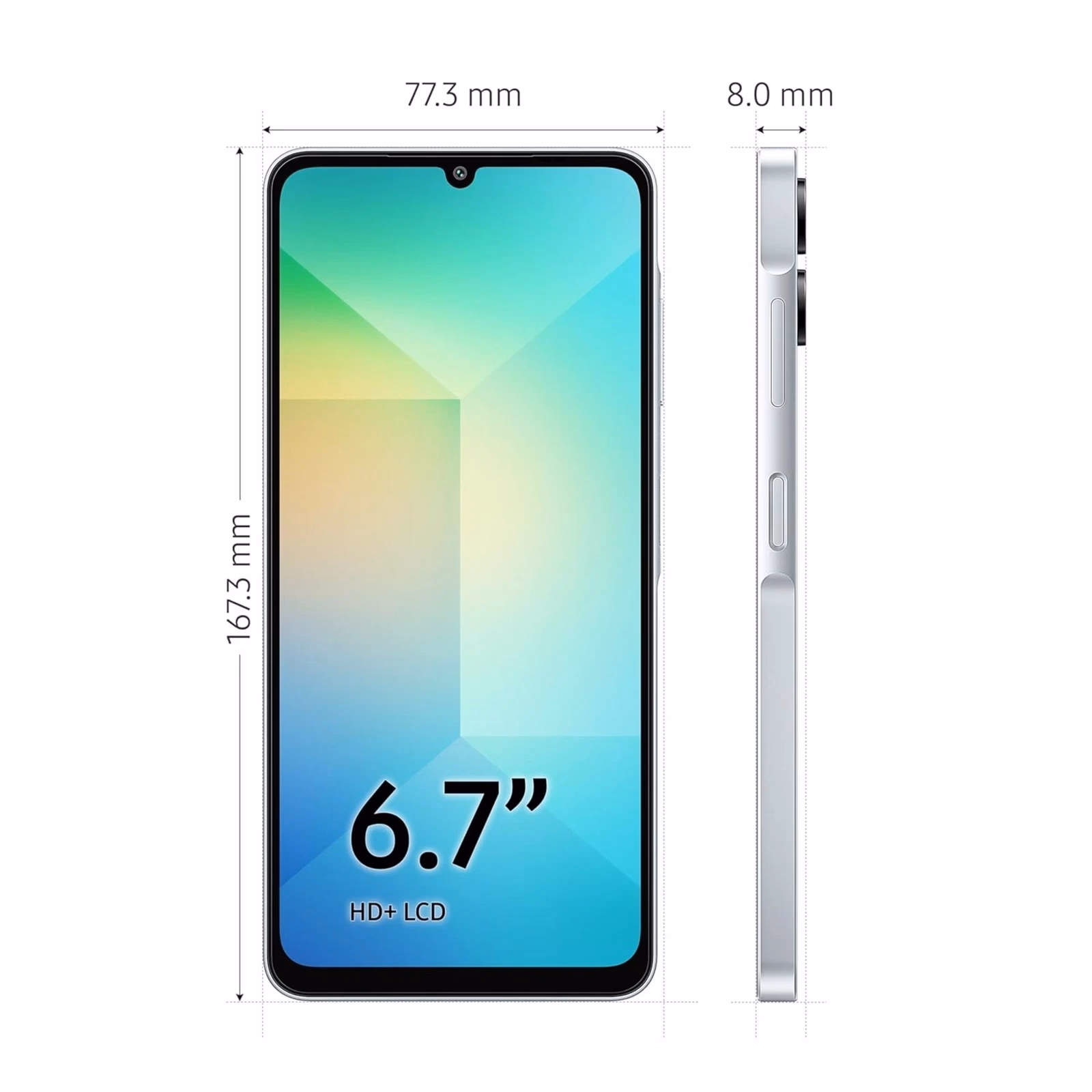 Samsung Galaxy A06 - 6.7" (128GB/4GB) 4G LTE - Dual SIM - Fingerprint - 5000mAh - Light Blue