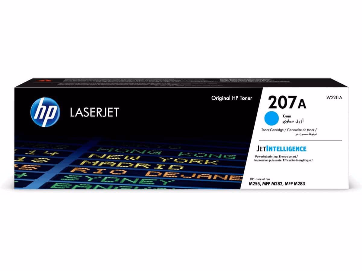 HP 207A W2211A CYAN ORIGINAL TONER LAZER CATRIDGE