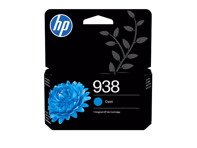 HP 938 Cyan Original Ink Cartridge