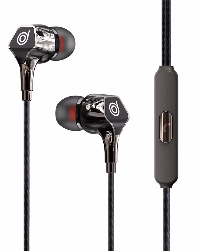 Tunz A4 3.5mm Wired Earphone Black